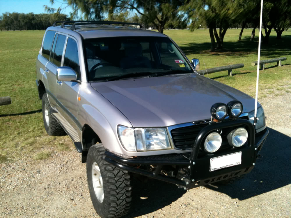 Toyota landcruiser 100 series bull bar deals