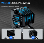 LED DRIVING LIGHT & INDICATOR SUIT RECON OR EXTREME SERIES BAR 30W PAIR