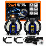Replacement LED fog light for extreme series bullbar UPGRADE KIT