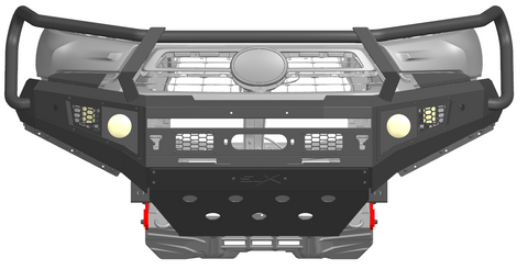Extreme Series Bullbar X-1 Toyota Hilux 2021 GUN126R on Tripple Loop