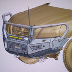 Extreme Series Bullbar X-1 Nissan Y62 Patrol S5 GEN-X Tripple Loop Bullbar
