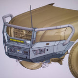 Extreme Series Bullbar X-1 Nissan Y62 Patrol S5 GEN-X Tripple Loop Bullbar