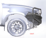 SLX Recon Bull Bar, Suitable For Mazda BT50 Face lift 2025 to current Triple loop