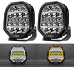 LED DRIVING LIGHTS 9 inch Dual Colour IP Rated pair