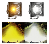 LED DRIVING LIGHT FOG LIGHT SUIT RECON BAR 30W PAIR WHITE & AMBER