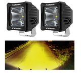 LED DRIVING LIGHT FOG LIGHT SUIT RECON BAR 30W PAIR WHITE & AMBER