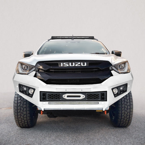 Suits Isuzu Dmax 2020 on  BLACK POWDER COAT- EXTREME SERIES BULLBAR