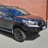 SUITS TOYOTA HILUX ROCCO 2018-07/2020 - BLACK POWDER COAT - EXTREME SERIES BULLBAR