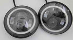 JEEP WRANGLER TJ & JK 7 inch LED headlight x 2 new projector lens DRL Halo