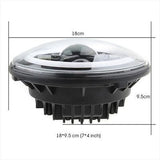 7 inch ROUND LED headlight x 2 new projector lens high output DRL Halo.