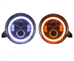 7inch round LED HEAD LIGHTS H4 LED PATROL GQ LED HEADLIGHTS ROUND