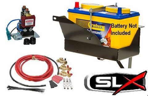 Mux Rear Battery DUAL BATTERY SYSTEM Isuzu DMAX & MU-X Wagon BATTERY TRAY REDARC 12V IS ...