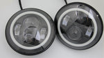 7inch round LED HEAD LIGHTS H4 LED PATROL 40 SERIES FJ CRUSIER LED HEADLIGHTS