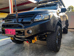 Suits COLORADO RG & Sportscat 2017 ON  BLACK POWDER COAT- EXTREME SERIES BULLBAR