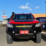 Suits COLORADO RG & Sportscat 2017 ON  BLACK POWDER COAT- EXTREME SERIES BULLBAR