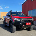 Suits COLORADO RG & Sportscat 2017 ON  BLACK POWDER COAT- EXTREME SERIES BULLBAR