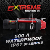 EXTREME SLX WINCH 12000LB 12V with Dyneema Rope 7HP 5.2KW Motor