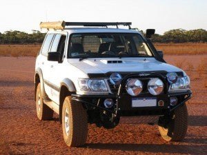 XROX BULLBAR - NISSAN PATROL GU Series 1-3 High Mount Winch (99-11/04)