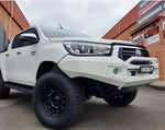 SUITS TOYOTA HILUX ROCCO 2018-07/2020 - BLACK POWDER COAT - EXTREME SERIES BULLBAR