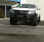 Suits MAZDA BT50 X-1 BLACK POWDER COAT 2012-2020- EXTREME SERIES BULLBAR