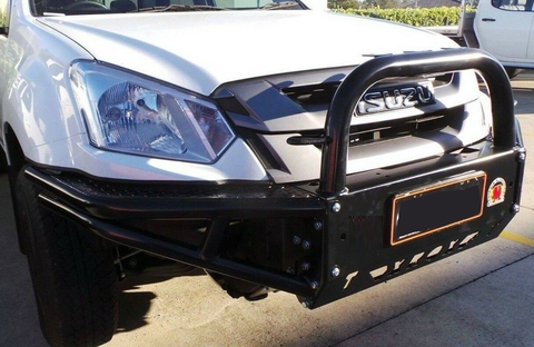 NEW ISUZU DMAX XROX BULL BAR 2017 ON, WINCH AND ARIBAG COMPLIANT,