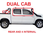 SOLAR SCREEN - CAB SET DUAL Rear Set + Front door window pair