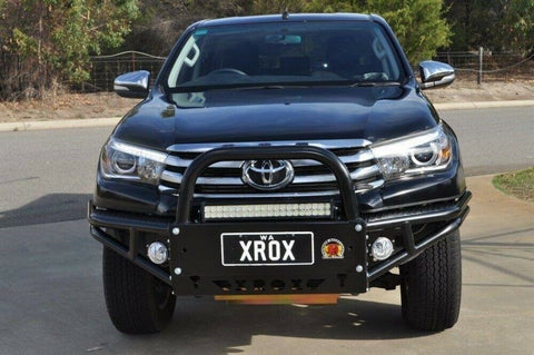 xrox Steel Bull Bar Roo Bar for Toyota Hilux Revo 2.8DT 4WD 07/2015 on XRHLX3