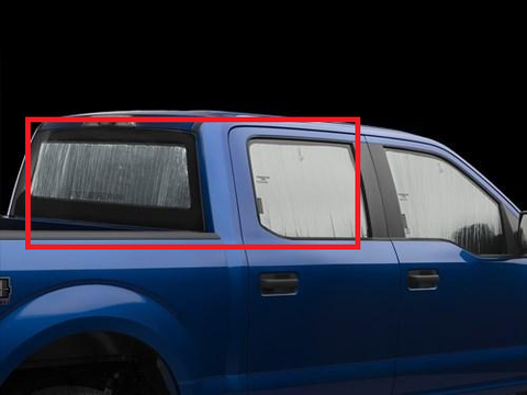 SOLAR SCREEN REAR SET FOR DUAL CAB VEHICLE SPECIFIC