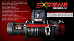 EXTREME SLX WINCH 12000LB 12V with Dyneema Rope 7HP 5.2KW Motor