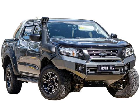 SUITS NISSAN NAVARA NP300  BLACK POWDER COAT- EXTREME SERIES BULLBAR