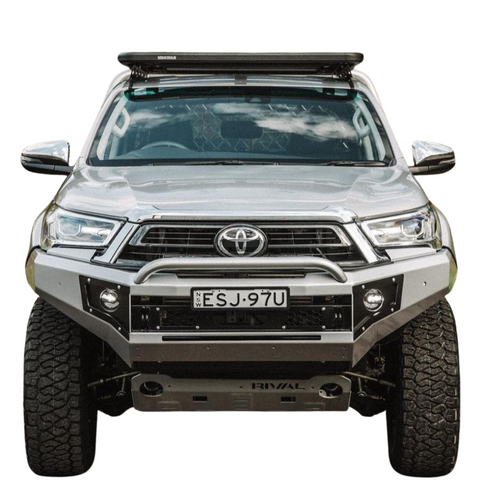 Extreme Series Bullbar X-1 Toyota Hilux 2021 GUN126R on Hammertone Black POWDERCOAT