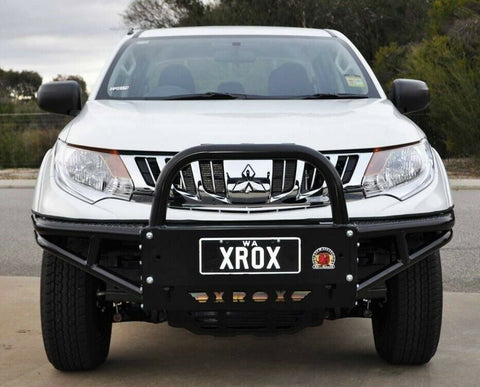 Xrox Steel Bull Bar Roo Bar for Mitsubishi Triton MQ 2WD & 4WD 01/2015 on XRTMQ